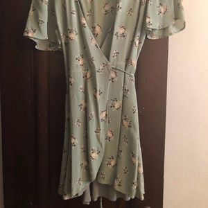 Reformation Adele Wrap Dress